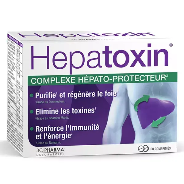 3C Pharma Hépatoxin 60 comprimés