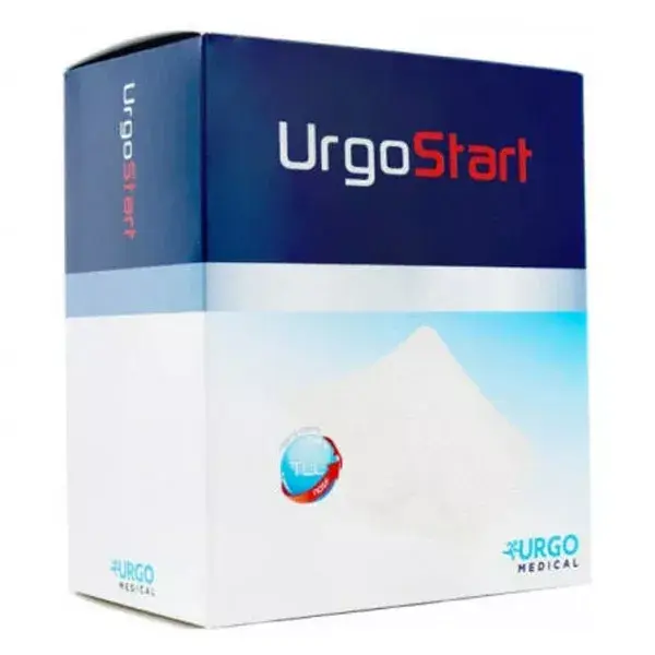 Urgo Urgostrart Hydrocellular Dressing Micro-Adhesive Heel 12cm x 19cm 16 Units