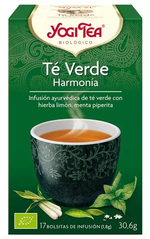 Yogi Tea Chá Verdearmonía 17 Saquetas