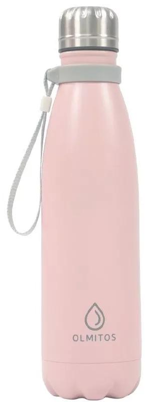 Olmitos Botella Térmica Inoxidable Rosa 500 ml