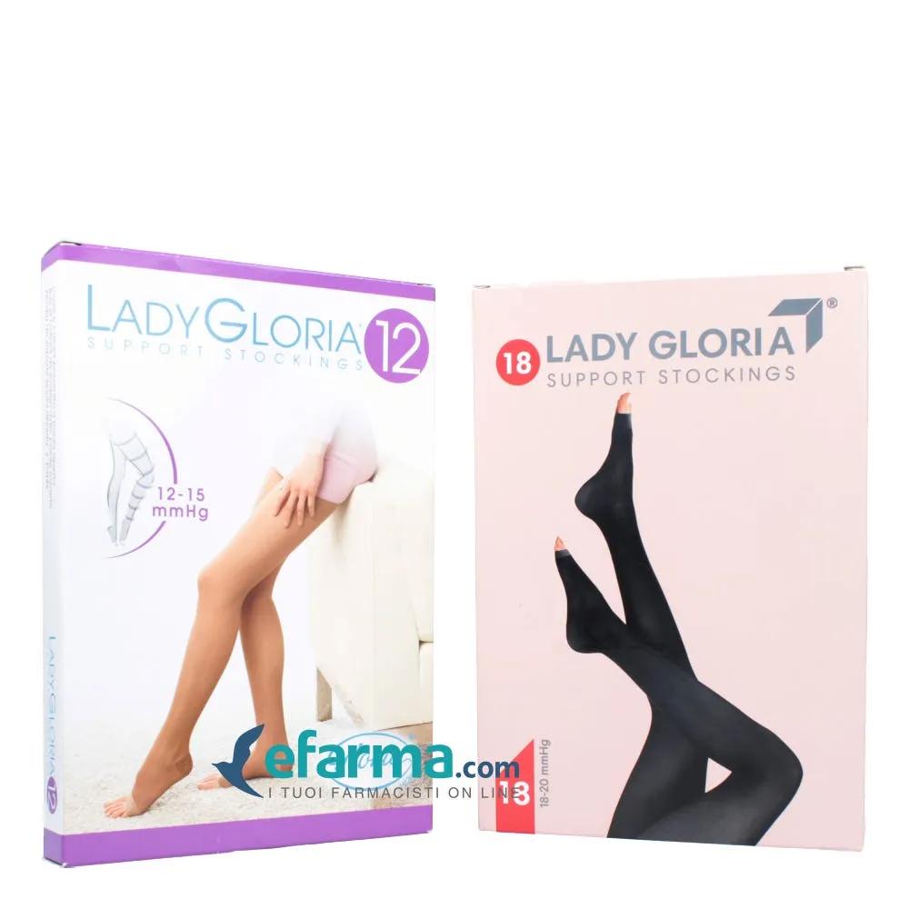 LadyGloria 18 Collant 140 Den A Punta Aperta Taglia 3 Colore Daino 1 Pezzo