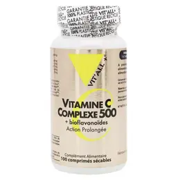 Vit'all+ Vitamine C Complexe 500 100 comprimés sécables