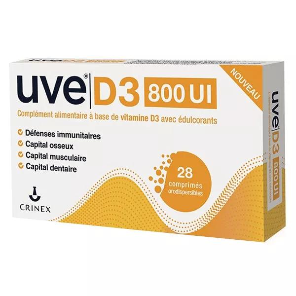 Crinex UVED3 800UI 28 comprimidos