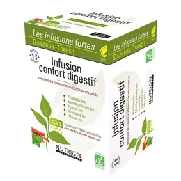 Nutrigée Infusion confort digestif bio 30 sachets fraîcheur