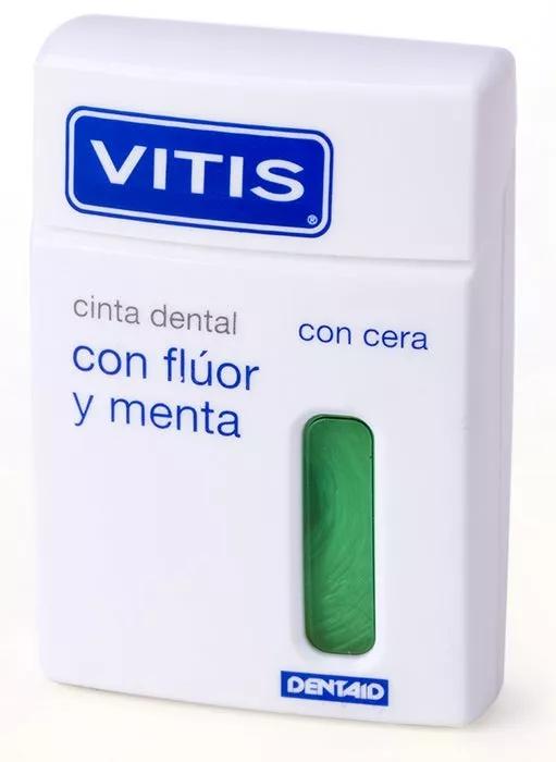 Vitis Dental tape with fluoride and Mint 50m