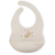 Saro Cotton Bunnies Silicone Bib 