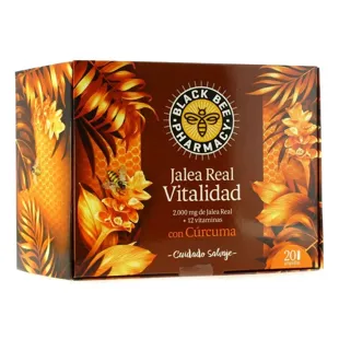 Royal Jelly Vitality with Turmeric Black Bee 20 Phials