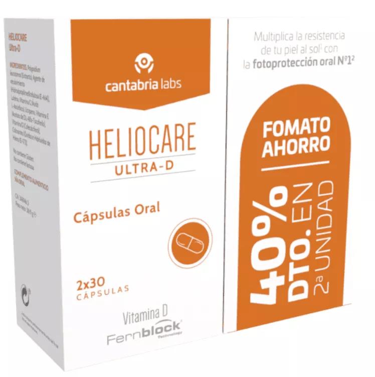 Duplo Pack Heliocare Ultra D 30 Gélules