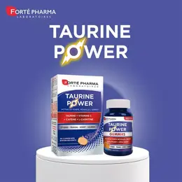 Forté Pharma Taurine Power Gummies Booster d'Energie Caféine Goût Cola 60 gommes