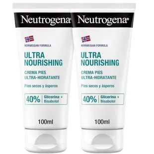 Neutrogena Crema Pies Ultra Hidratante Pies Secos y Ásperos 2x100 ml