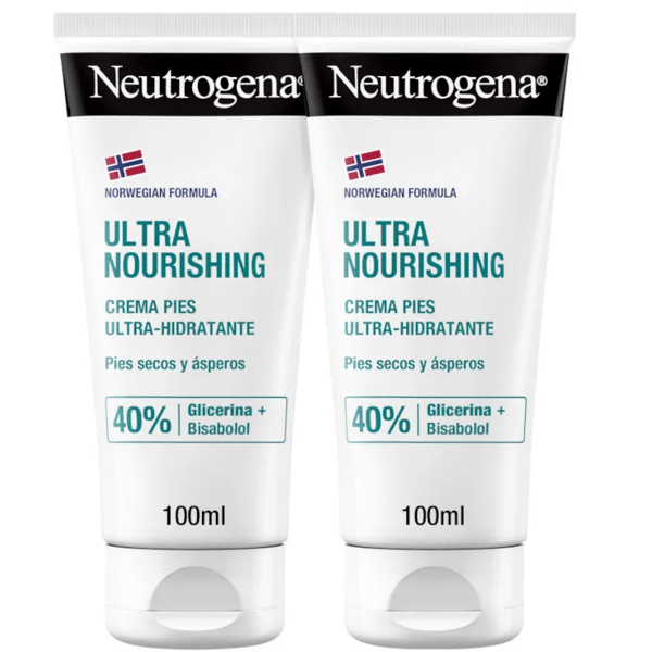 Neutrogena Ultra-Feuchtigkeits-Fußcreme 100 ml + 100 ml