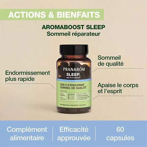 Pranarom Aromaboost Sleep Sommeil 60 Caps