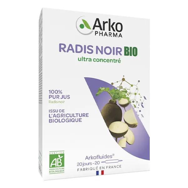 Arkopharma Arkofluides Radis Noir Bio 20 ampoules