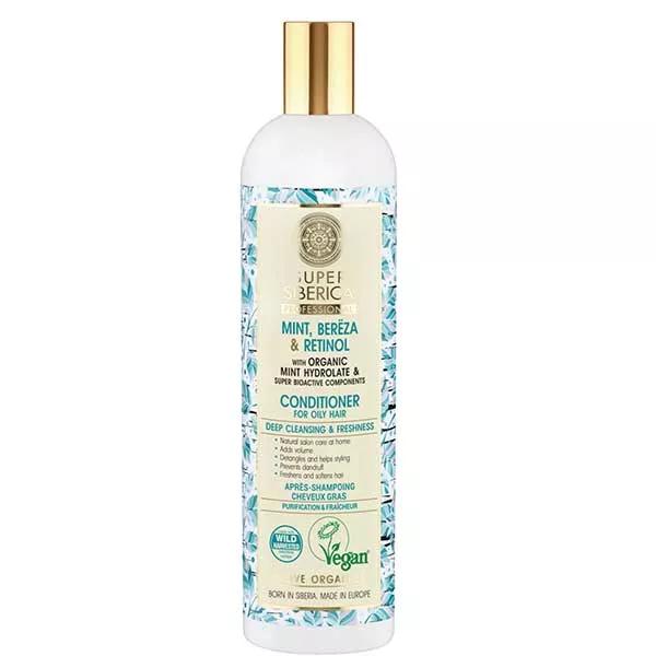 Natura Siberica - Apres-shampoing Menthe et Bouleau cheveux gras 400ml