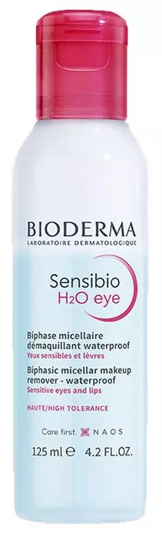 Bioderma Sensibio H2O Eye Wasserfester Augen-Make-up-Entferner 125ml
