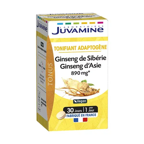 Juvamine Ginseng max, vitalité, 30 comprimés