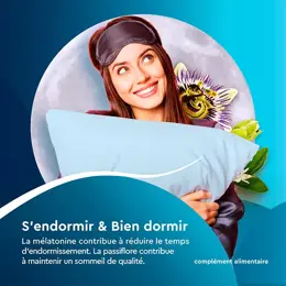 Euphytose Nuit Sommeil Mélatonine 1mg et Passiflore 30 comprimés