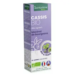 Santarome Bio - Bourgeon de Cassis Bio - Gémmothérapie - Flacon de 30ml