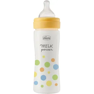 Chicco PerfectEasy Medium Flow Baby Bottle Yellow +2m 250ml