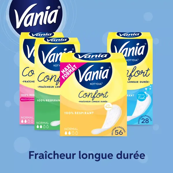 Vania Kotydia Confort Multiformes Fresh 28 protège-slips