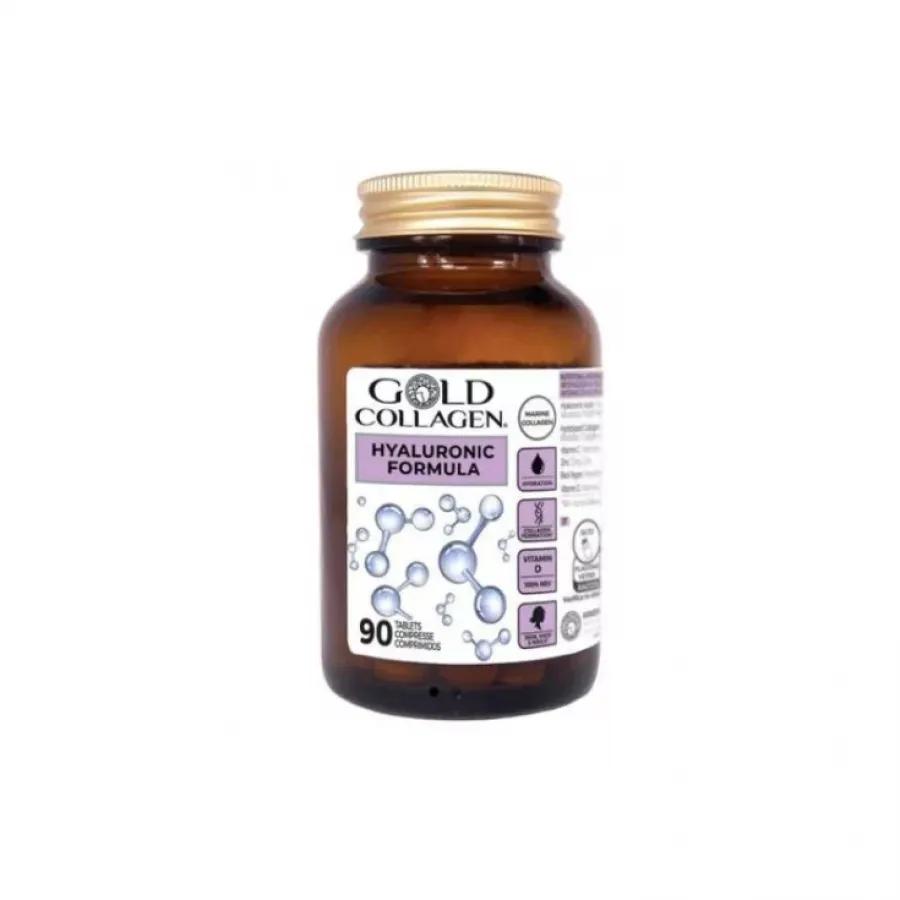 Gold Collagen Hyaluronic Formula Integratore Idratante per la Pelle 90 Compresse