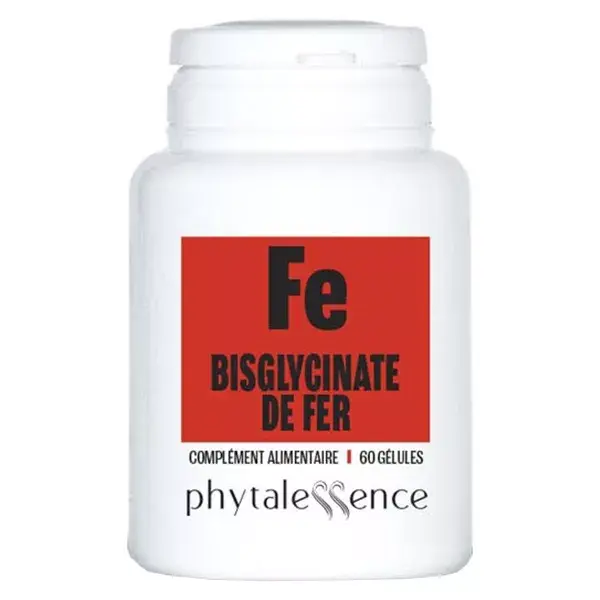 Phytalessence Bisglycinate de Fer 60 gélules