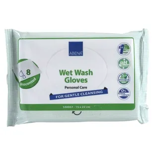 Abena Frantex Manopolae da Bagno Imbevute 15 x 22cm 8 unità