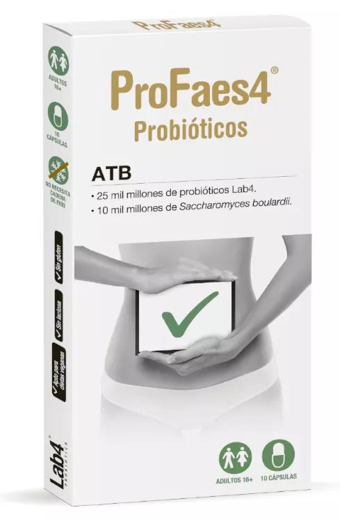 Profaes4 Probióticos ATB 10 Cápsulas