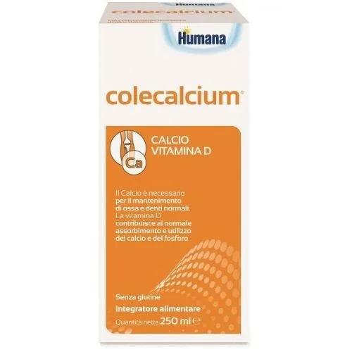 Humana Colecalcium Integratore Calcio e Vitamina D 250 Ml