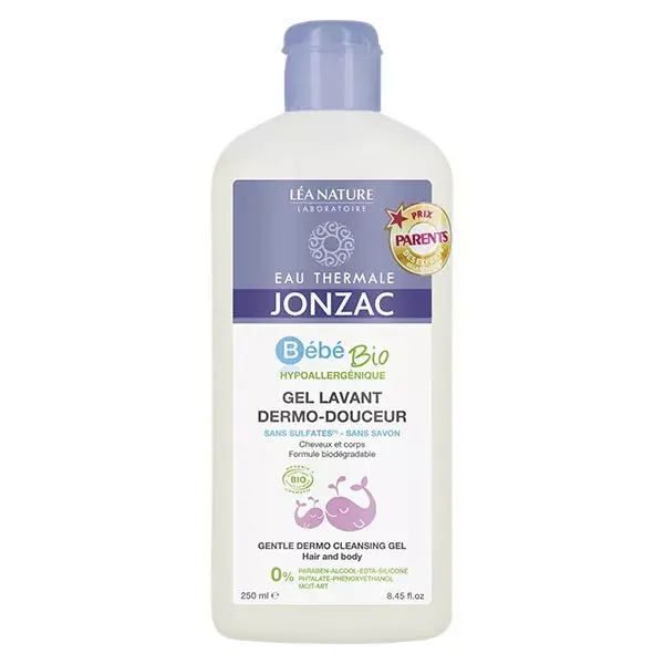 Jonzac Bébé Bio Gel Detergente Dermo-Delicato 250 ml