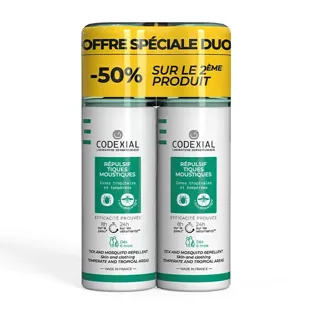 Codexial Parasitose Repellente Zecche e Zanzare Lotto di 2