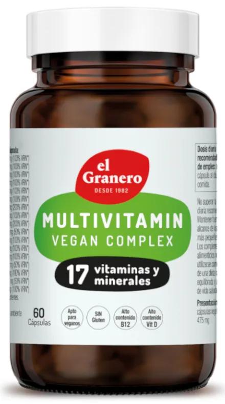 El Granero Integral Multivitamin Vegan Complex 60 Capsules