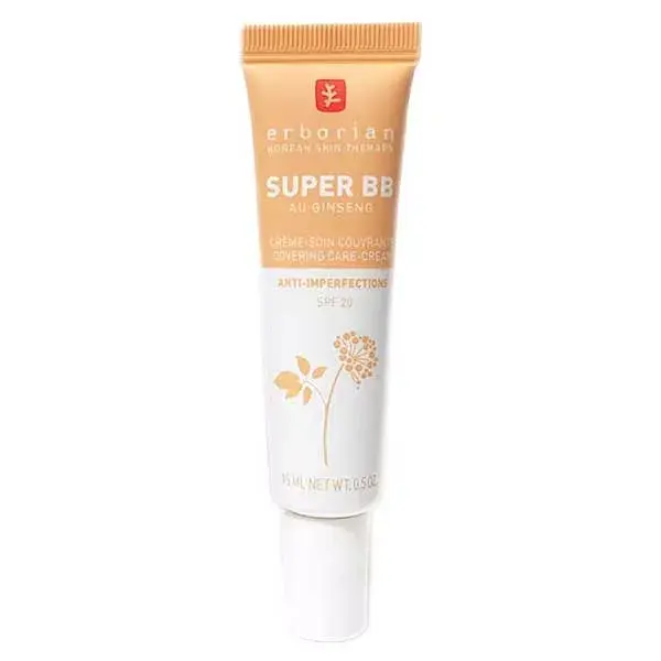 Erborian Super BB Crème-Soin Couvrante Anti-Imperfections SPF20 Doré 15ml