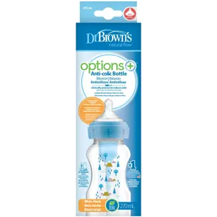 Blue Widemouthed bottle Dr. Browns 0m 270ml