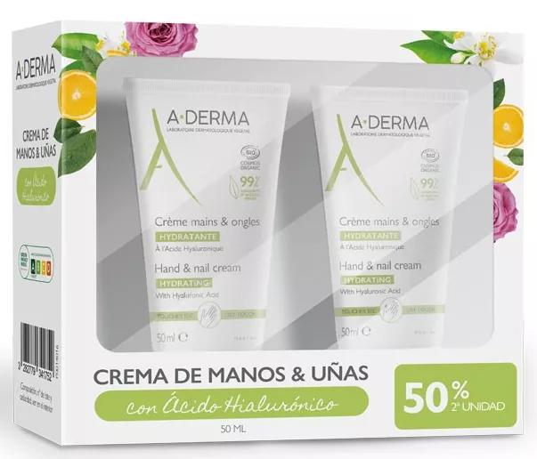 A-Derma Cuidados Originales Crema Manos 2x50 ml