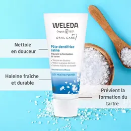 Weleda Soin Bucco-Dentaire Pâte Dentifrice Saline Lot de 2 x 75ml