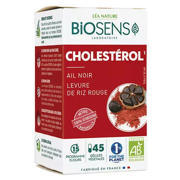 Biosens Cholestérol Bio 45 gélules végétales