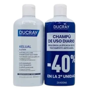 Ducray Elution Rebalancing Shampoo 2x400 ml