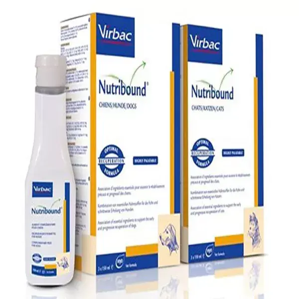 Virbac Nutribound Bebible para Gatos 150ml 3 unidades