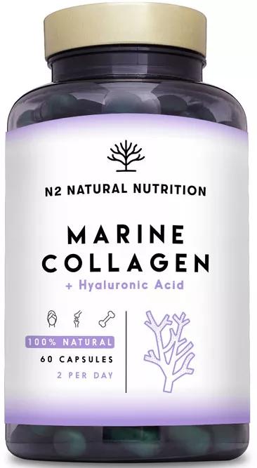 N2 Natural Nutrição Colágeno Marinho con Ácido Hialurónico 60 Cápsulas
