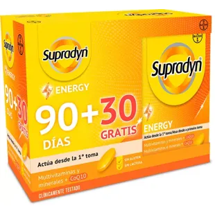 Supradyn Energy Vitamines, minéraux et énergie 90 + 30 comprimés GRATUITS