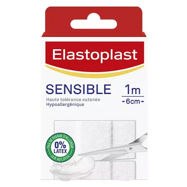 Elastoplast medicazione sensibili antibatterico 10 x 6 cm
