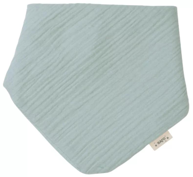 Saro Babete Bandana em Musselina Verde