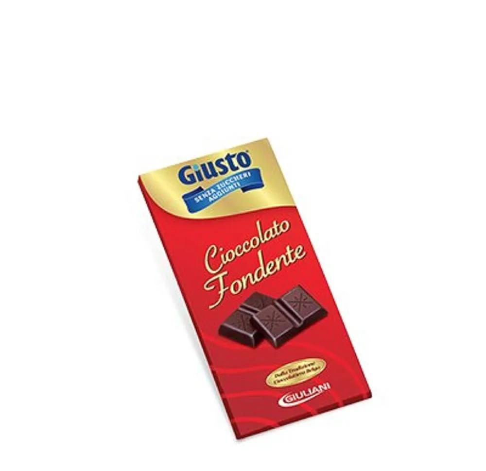 Giusto Senza Zuccheri Aggiunti Cioccolato Fondente Tavoletta 85 g