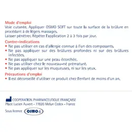 Osmo Soft Brûlures et Coups de Soleil Apaise Réhydrate Gel 150g