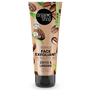 Organic Shop Gentle Coffee &amp; Schizandra Scrub 75 ml