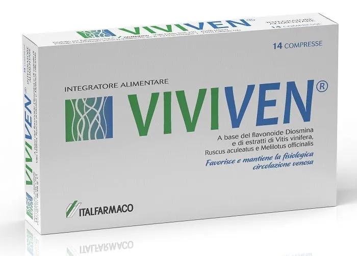 Viviven Integratore per la Corretta Circolazione Venosa 14 Compresse