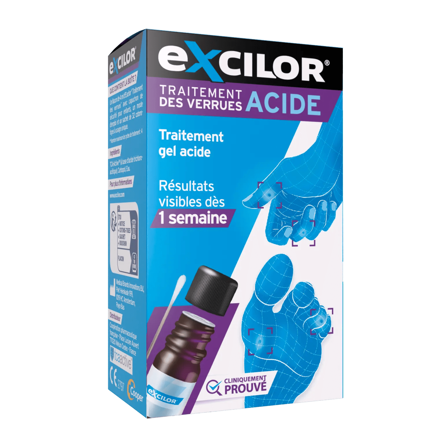 Excilor Traitement des Verrues Gel Acide 4ml
