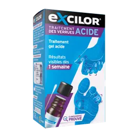 Excilor Traitement des Verrues Gel Acide Mains et Pieds 4ml