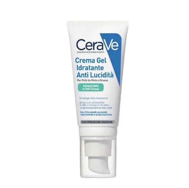 Cerave Crema Viso Gel Idratante Anti Lucidità Per Pelle Grassa 52 ml